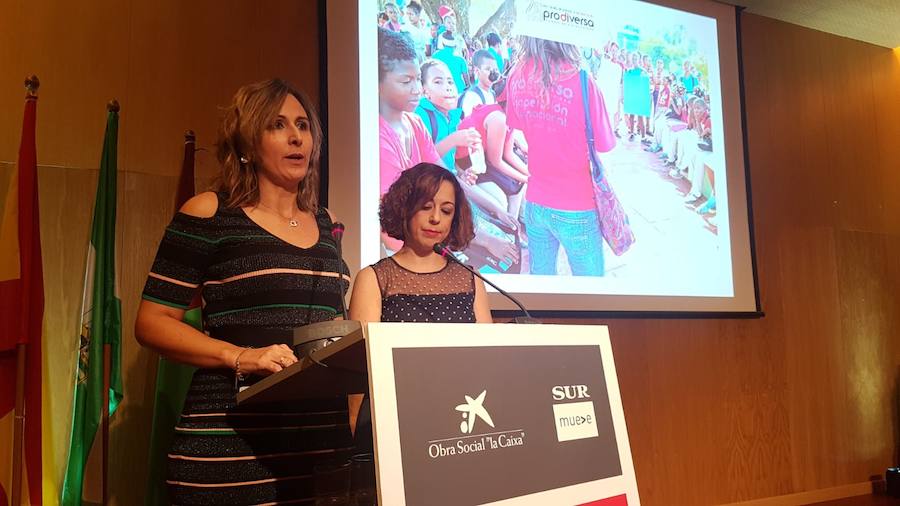 SUR y La Caixa reconocen a cinco entidades por su compromiso con los más desfavorecidos: Fundación Secretariado Gitano, Prodiversa, Altamar, Comedor Santo Domingo y Autismo Málaga