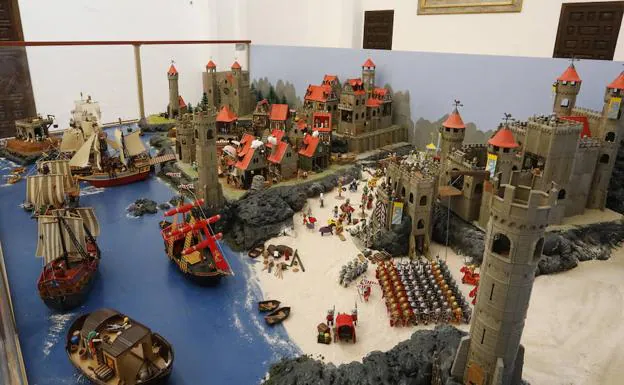 Imagen los Playmobil en Antequera, colección de historia local. 