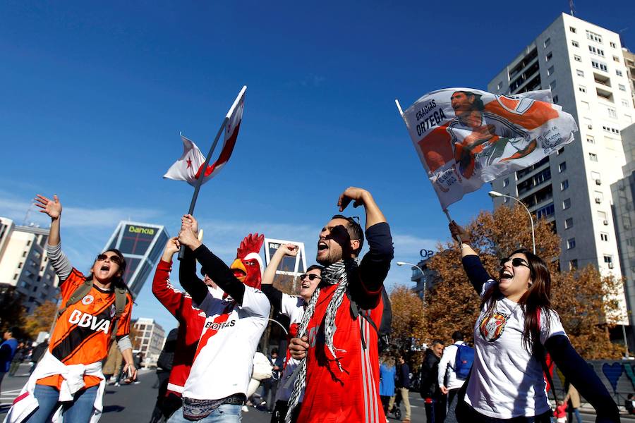 Fotos: River-Boca: pasión en las calles de Madrid