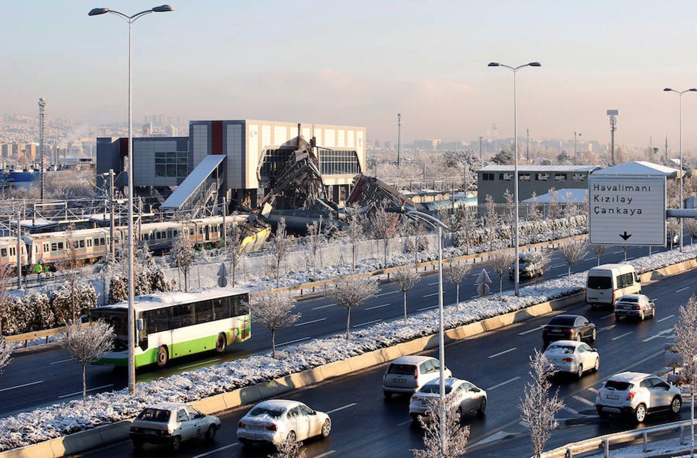 Las instantáneas del incidente ocurrido en Turquía que ha causado nueve fallecidos y 47 heridos