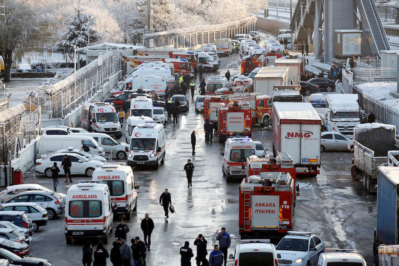 Las instantáneas del incidente ocurrido en Turquía que ha causado nueve fallecidos y 47 heridos