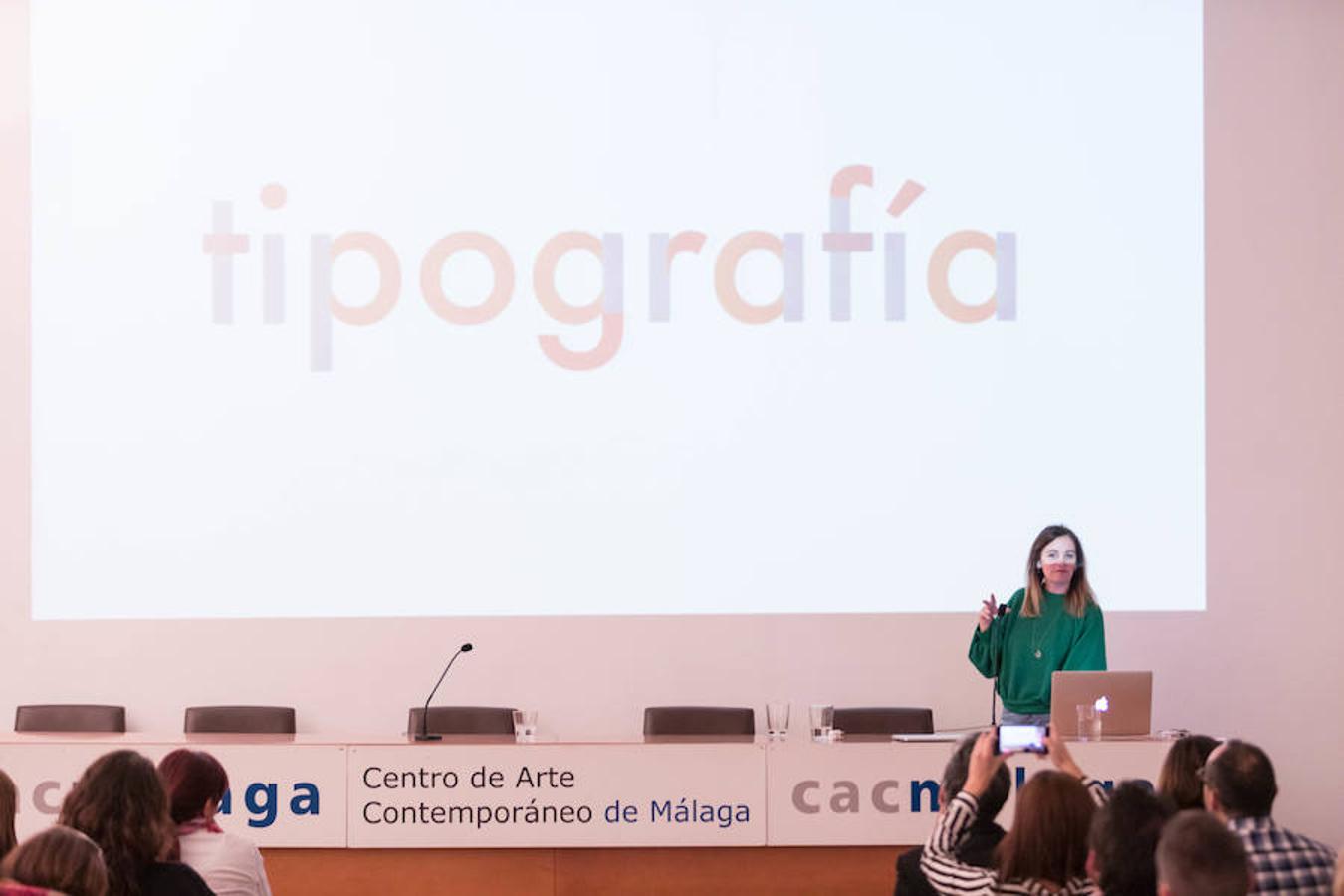 Las fotografías de esta jornada sobre tipografía organizada por la UMA y celebrada en el CAC Málaga