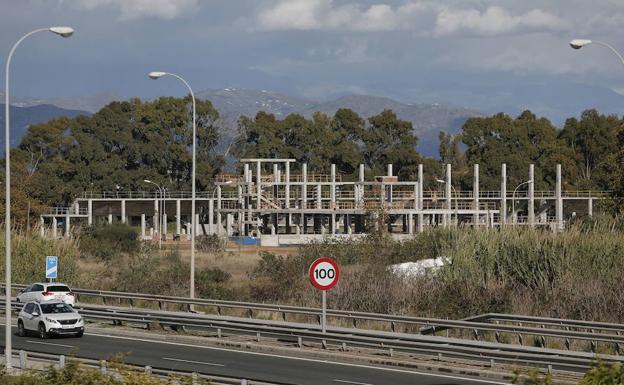 Panorámica del estado de los trabajos, en una imagen de archivo de la parcela de Arraijanal.