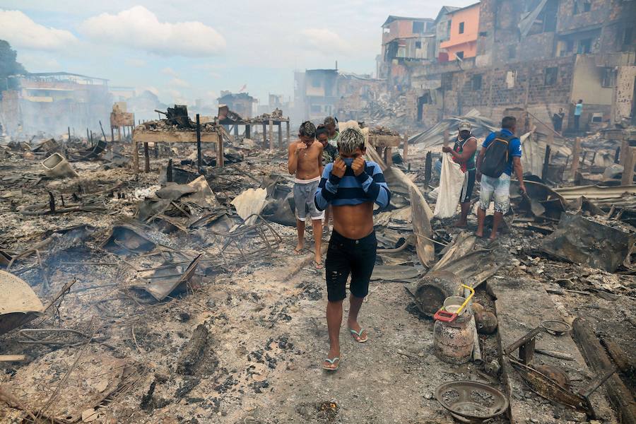 Las instantáneas más destacadas del fuego que ha arrasado a esta ciudad brasileña