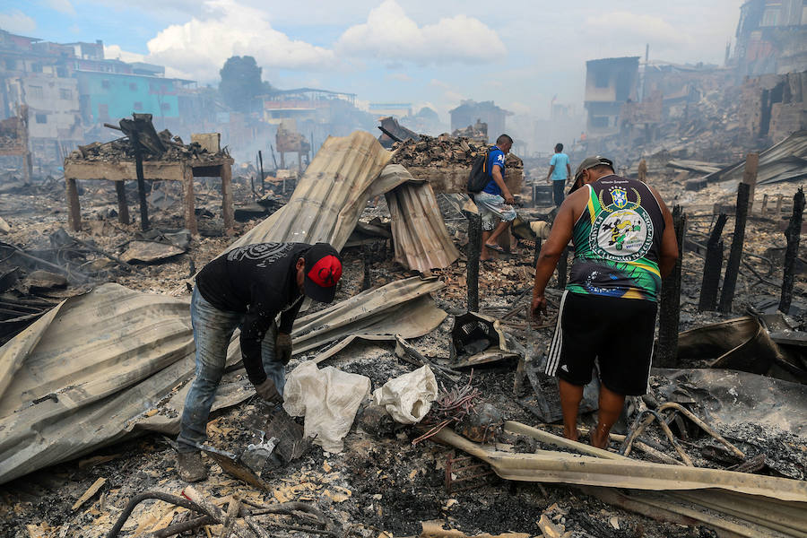 Las instantáneas más destacadas del fuego que ha arrasado a esta ciudad brasileña