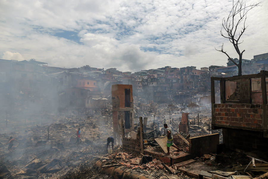 Las instantáneas más destacadas del fuego que ha arrasado a esta ciudad brasileña