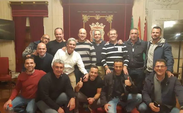 Representantes de Sipan en Málaga. 