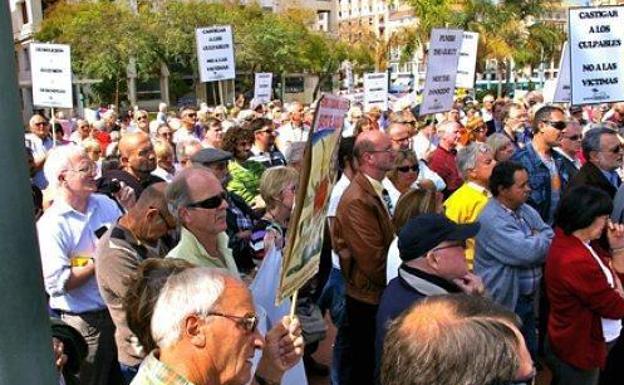 Miembros de SOHA, en una protesta. 
