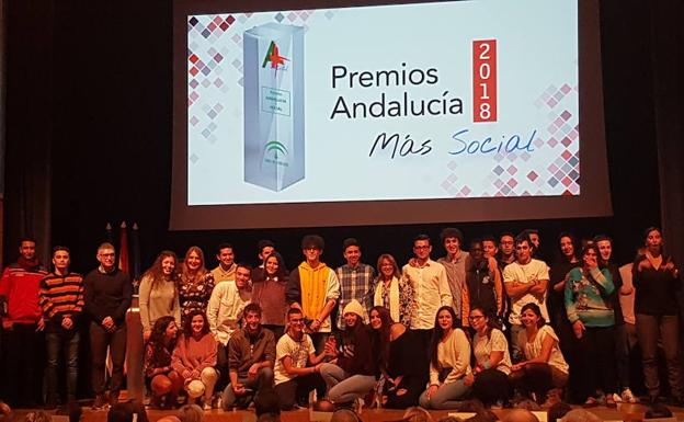 La asociación recoge el premio Andalucía + Social. 