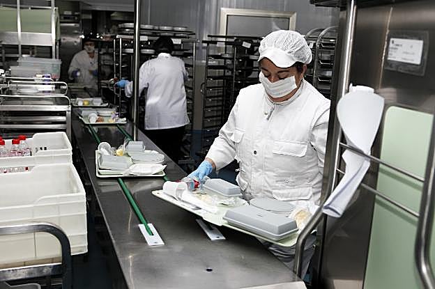 Cocina del Hospital Costa del Sol. 