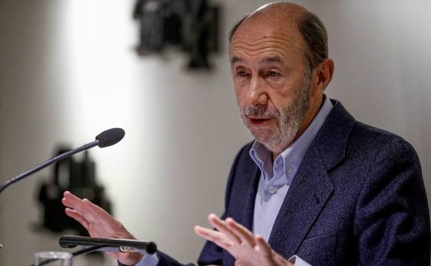 Rubalcaba interviene en un acto en Madrid el pasado 26 de noviembre.