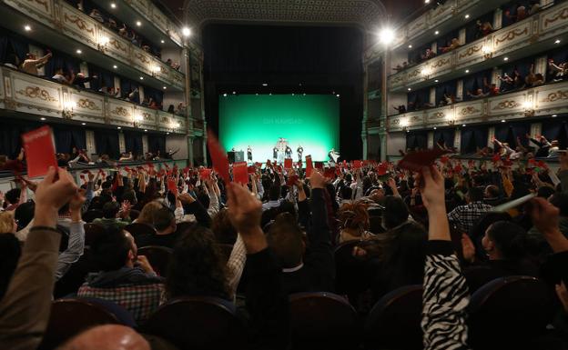 El público del Cervantes ejercía de jurado. 