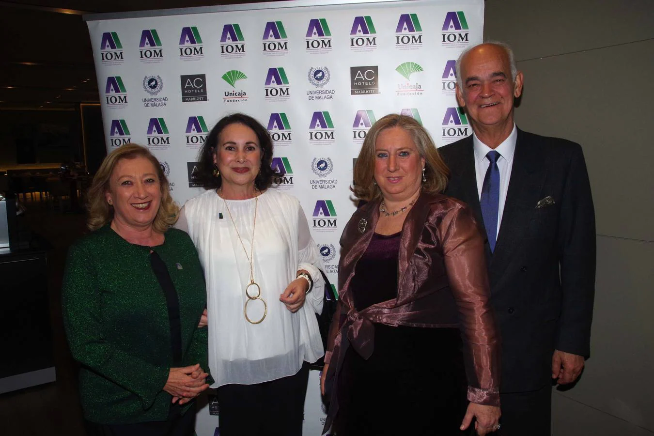 Concha Linero, Carmen López, Amparo de Villa y Javier Gutiérrez de Rubalcava.