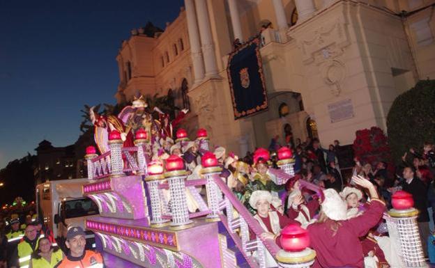 Una de las carrozas de la cabalgata del pasado año. 