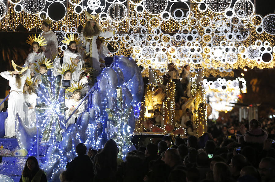 Fotos: Las mejores imágenes de la Cabalgata de los Reyes Magos de Málaga 2019