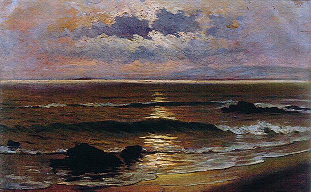 Copia de un cuadro de Gómez Gil realizada por el pintor y político malagueño.