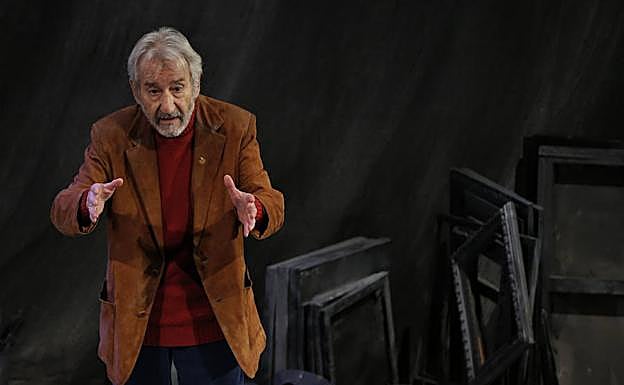 José Sacristán, ayer en el Cervantes. 