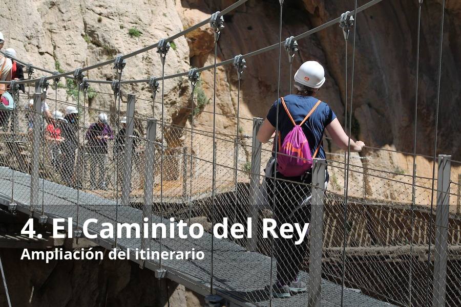 En 2019 se espera que se inaugure la segunda fase del Caminito del Rey, que servirá para duplicar los actuales 7 kilómetros de recorrido, que podrá ser circular. Eso sí, de momento, habrá que esperar algunos trámites burocráticos para el inicio de este proyecto de ampliación del recorrido. En concreto, está prevista la construcción de una nueva pasarela en una de las laderas del paraje natural del Desfiladero de los Gaitanes y la adecuación de caminos entre bosques en el entorno de la subida al Mirador de las Buitreras hasta el conocido como el Pico del Convento. Además, también se prevé que se abra al público su centro de visitantes. Con todo ello, habrá que estar pendiente de la actualidad para ver la mejora de este recorrido tan singular que aguarda en el corazón de la provincia de Málaga.. Puedes leer todo el reportaje  aquí