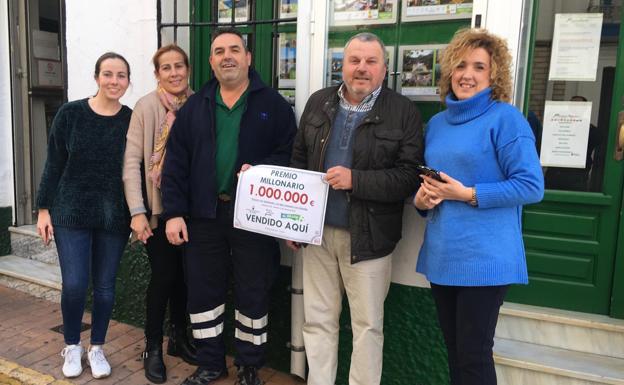 Los premiados, este sábado en Torrox