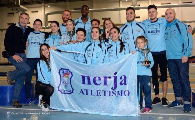 El Nerja Atletismo, doble campeón de Andalucía a nivel absoluto