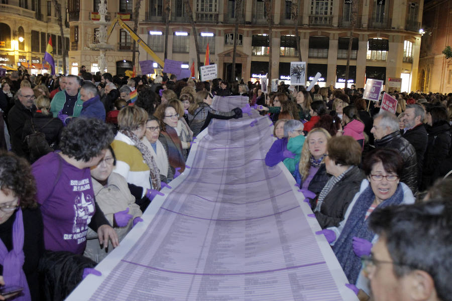 Fotos: Manifestación feminista en Málaga &#039;Ni un paso atrás&#039;, en imágenes