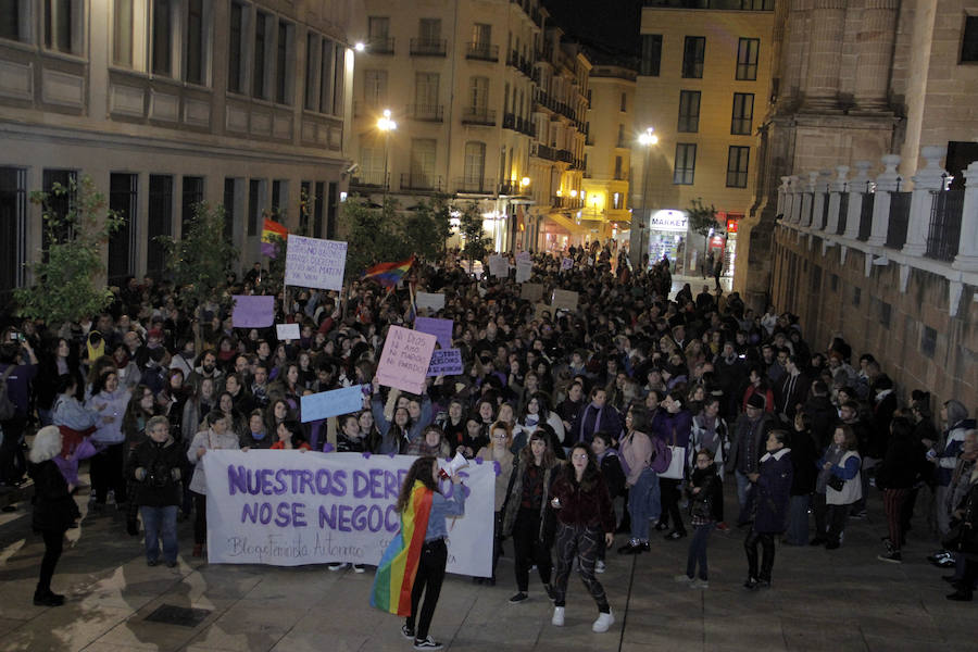 Fotos: Manifestación feminista en Málaga &#039;Ni un paso atrás&#039;, en imágenes