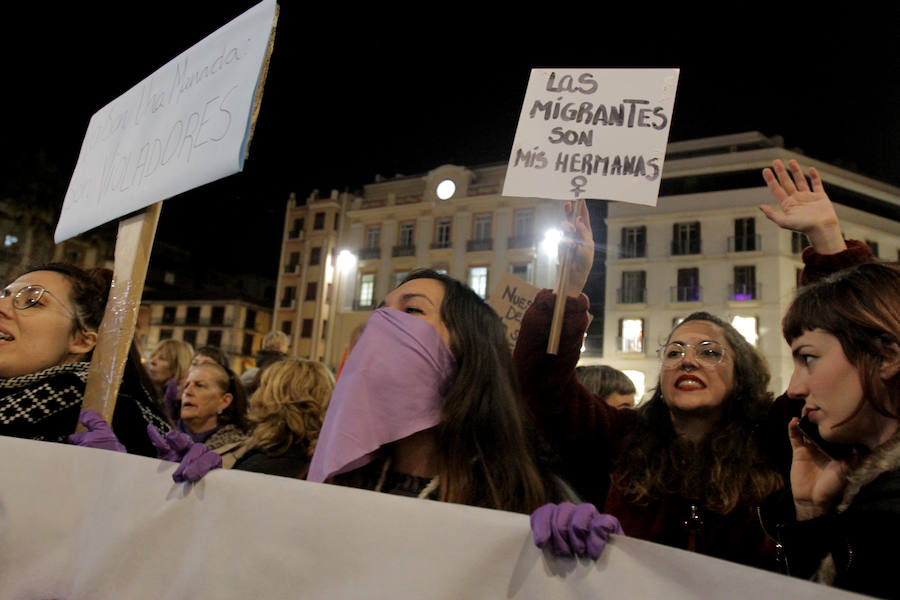 Fotos: Manifestación feminista en Málaga &#039;Ni un paso atrás&#039;, en imágenes