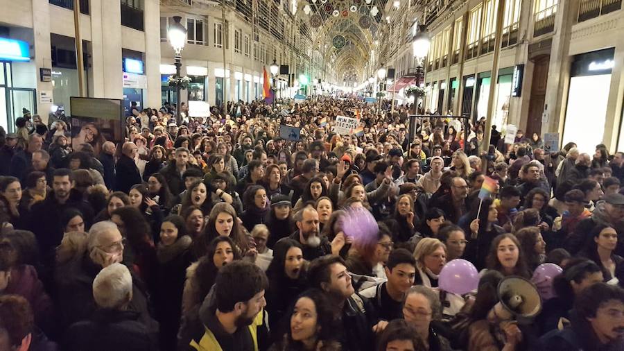 Fotos: Manifestación feminista en Málaga &#039;Ni un paso atrás&#039;, en imágenes