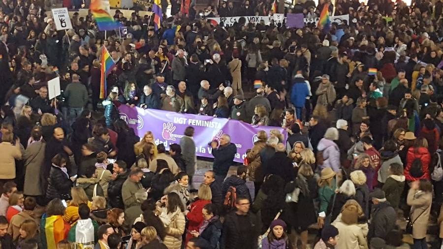 Fotos: Manifestación feminista en Málaga &#039;Ni un paso atrás&#039;, en imágenes