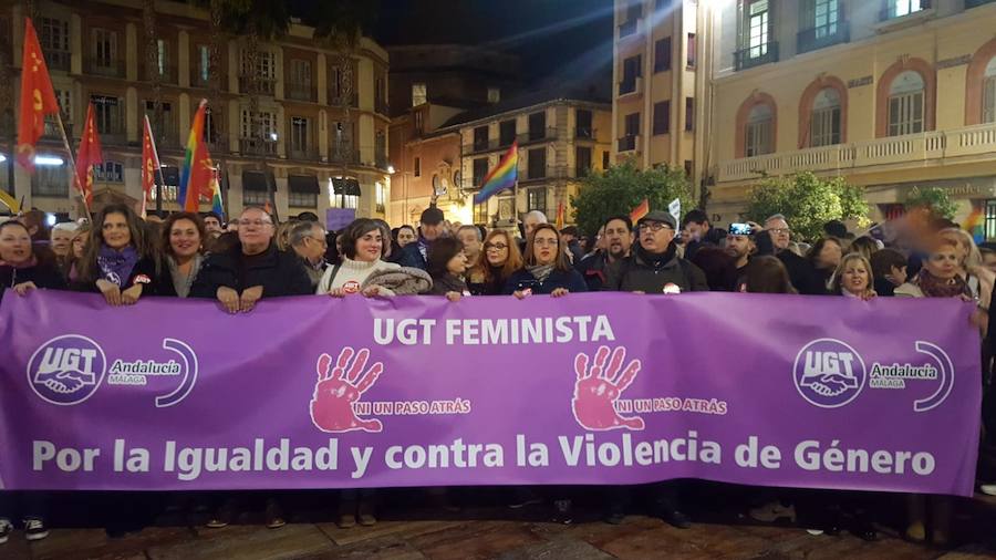 Fotos: Manifestación feminista en Málaga &#039;Ni un paso atrás&#039;, en imágenes