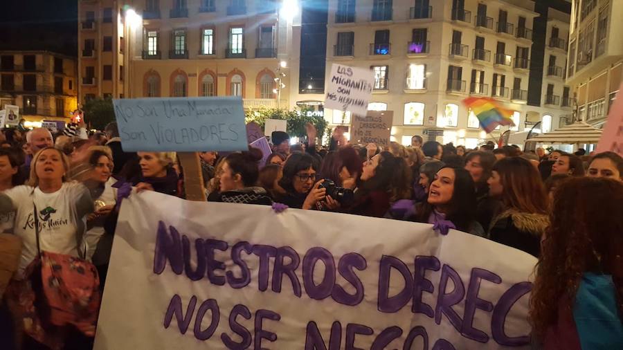 Fotos: Manifestación feminista en Málaga &#039;Ni un paso atrás&#039;, en imágenes