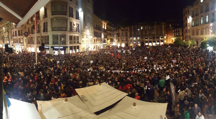 Fotos: Manifestación feminista en Málaga &#039;Ni un paso atrás&#039;, en imágenes