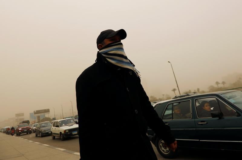 El suceso ha dejado unas imágenes muy llamativas en la capital egipcia