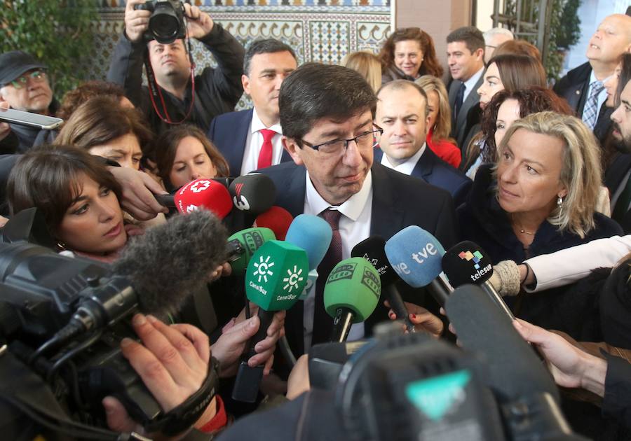 Juan Marín en el Parlamento andaluz.