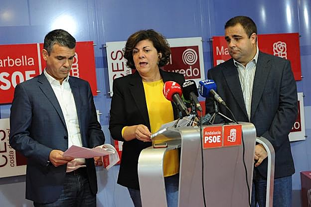 José Bernal, Fuensanta Lima y Manuel García. :: josele-lanza