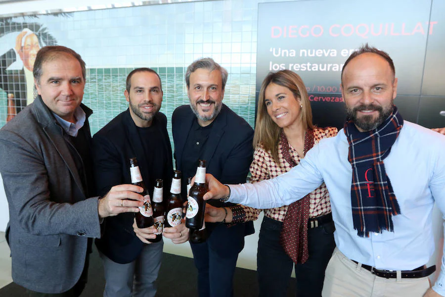 Cervezas Victoria acoge una masterclass de Diego Coquillat y el seminario ‘La tienda del futuro’. En la foto, José Cabello, Daniel Iglesias, Diego Coquillat, Genoveva Ferragut y Sergio Ragel.