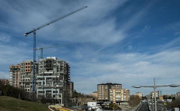 Edificio en construcción.