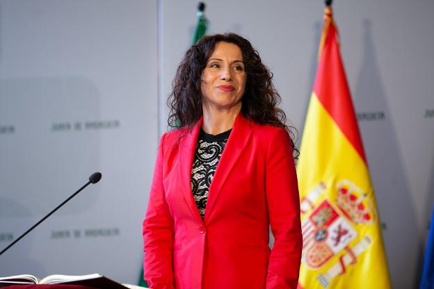 Rocío Ruiz, ayer.