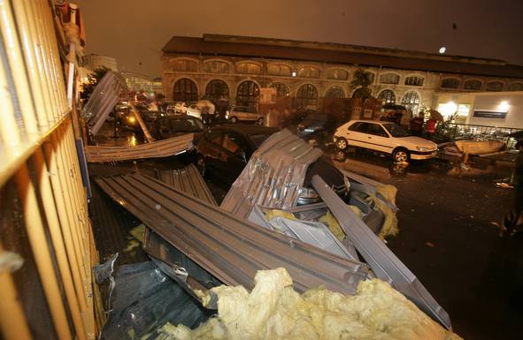 Ocurrió un 1 de febrero de 2009. Este fenómeno asustó a este barrio malagueño