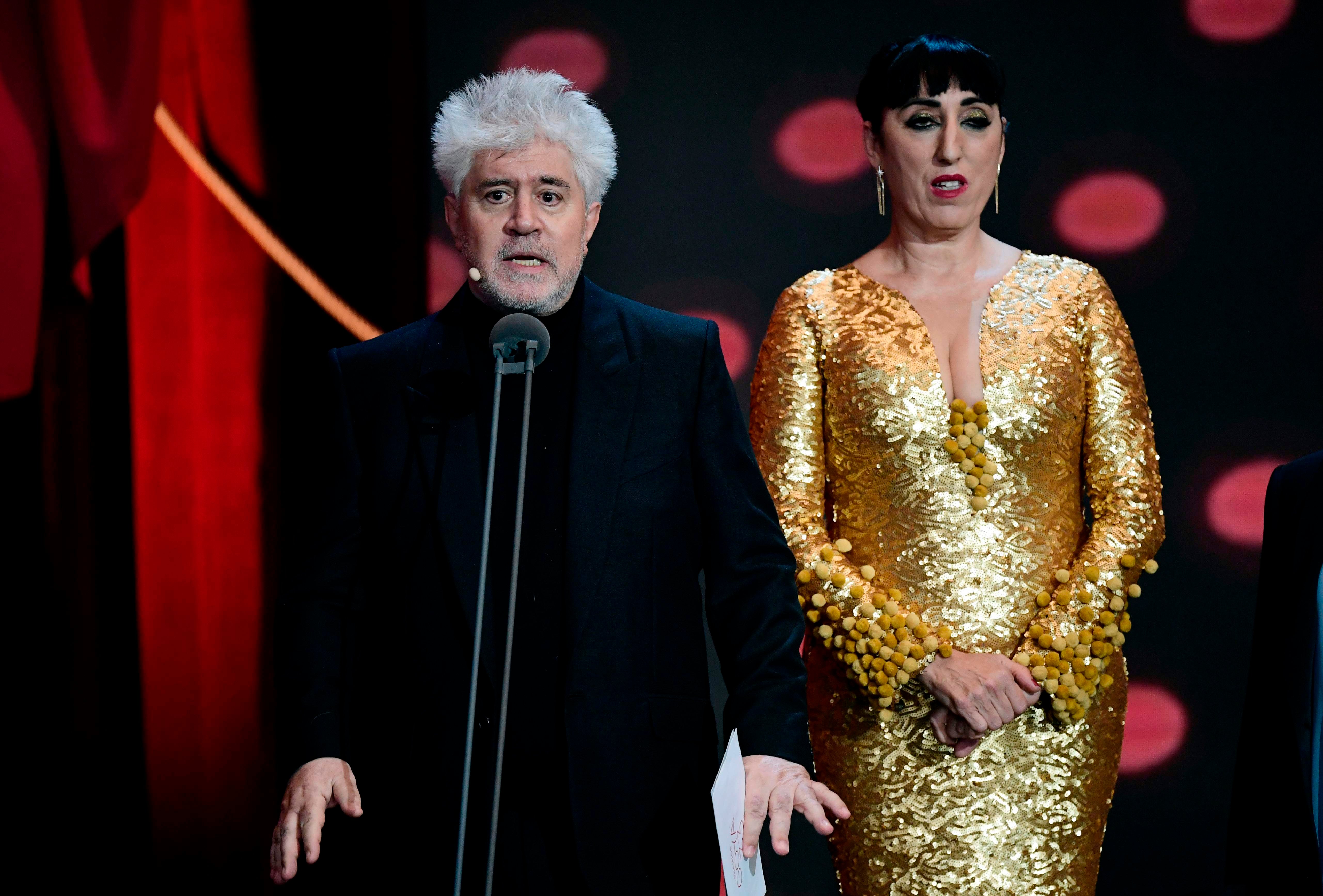 Pedro Almodóvar y Rossy de Palma.