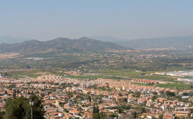 Vista del término municipal de Alhaurín de la Torre, donde se han sellado nueve pozos ilegales. 