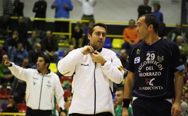 Curro Lucena en una anterior etapa en la Liga Asobal.