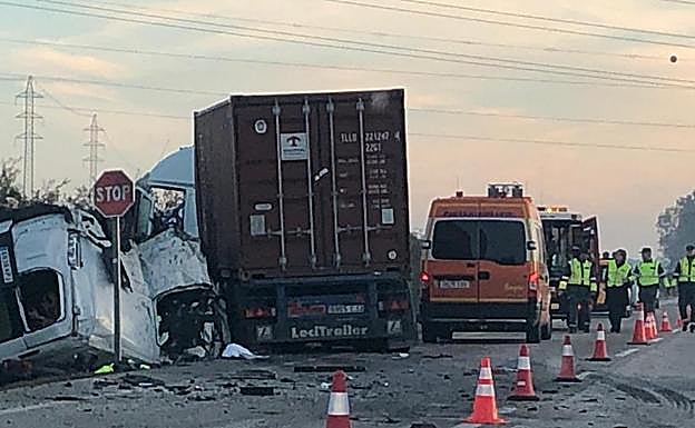 Imagen del lugar del accidente. 