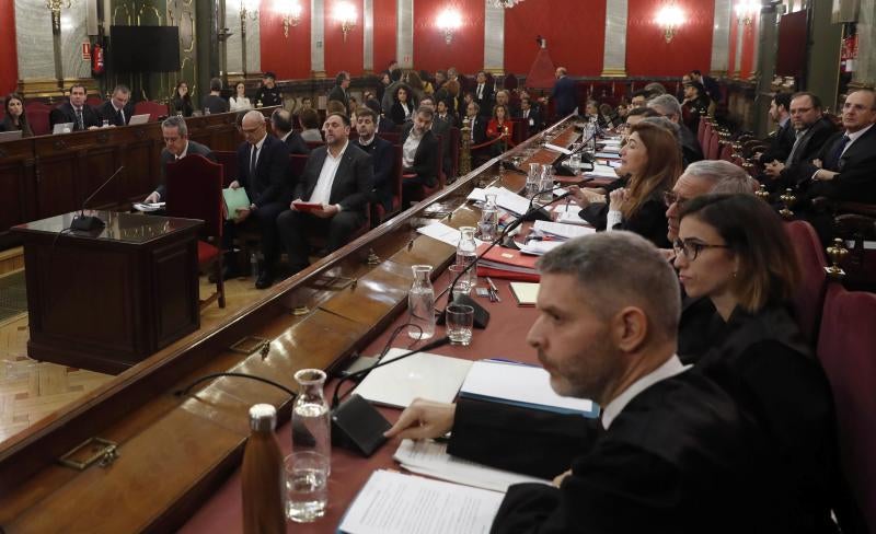 Comienza en el Tribunal Supremo el juicio por el proceso independentista en Cataluña.