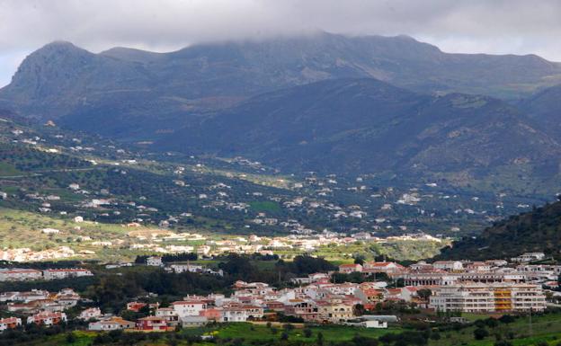 Vista panorámica de Alcaucín. 