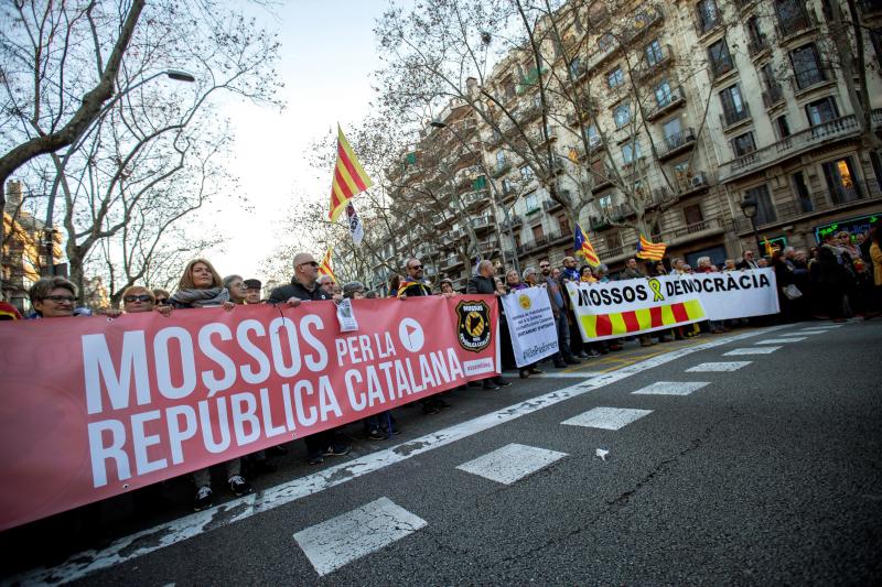 Fotos: La manifestación contra el juicio del &#039;procés&#039;, en imágenes