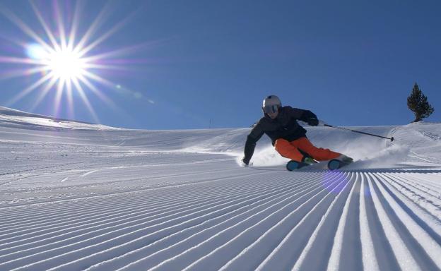 La nieve de Baqueira es una de las mejores de todo el país