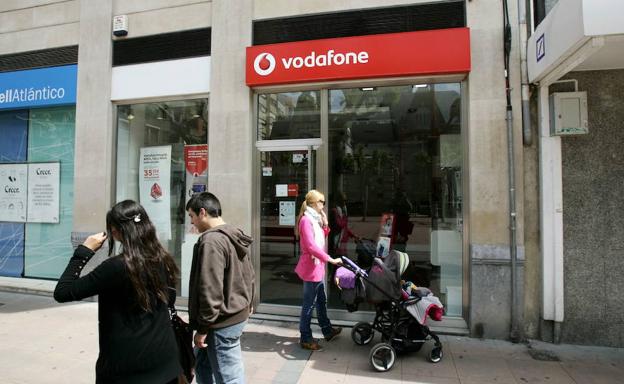 Un establecimiento de Vodafone.