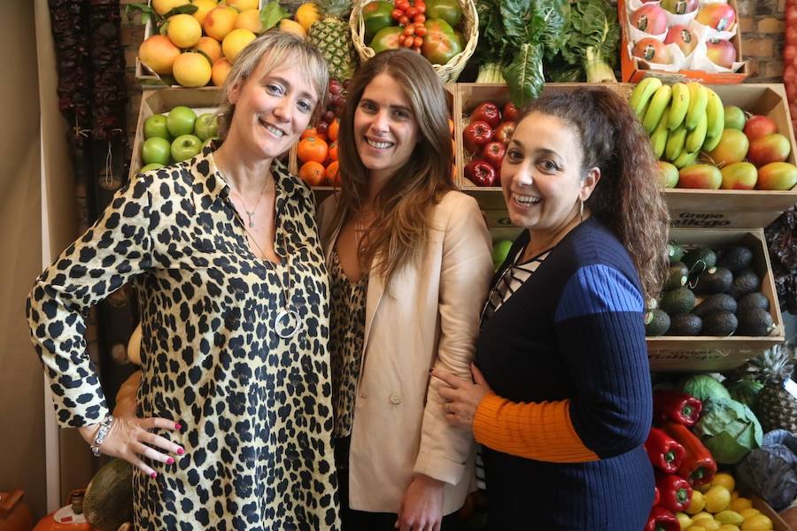 Sara Alonso, Silvia Picatoste y María José Rico en el primer aniversario de Palocortado.