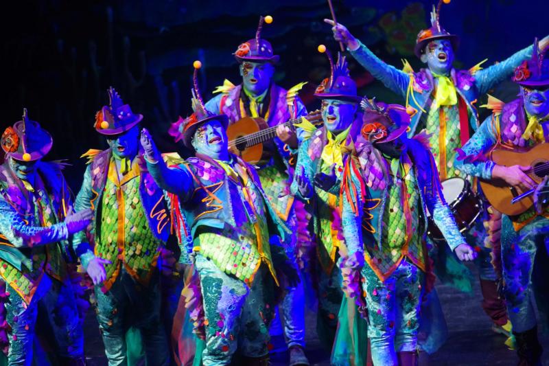 Primer premio en comparsa: 'El arrecife'.